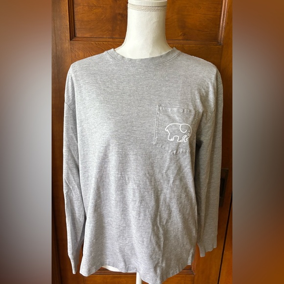 Ivory Ella Gray Long Sleeve Shirt - Picture 1 of 4